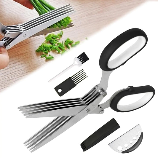 5-Blade Herb and Salad Scissors Set