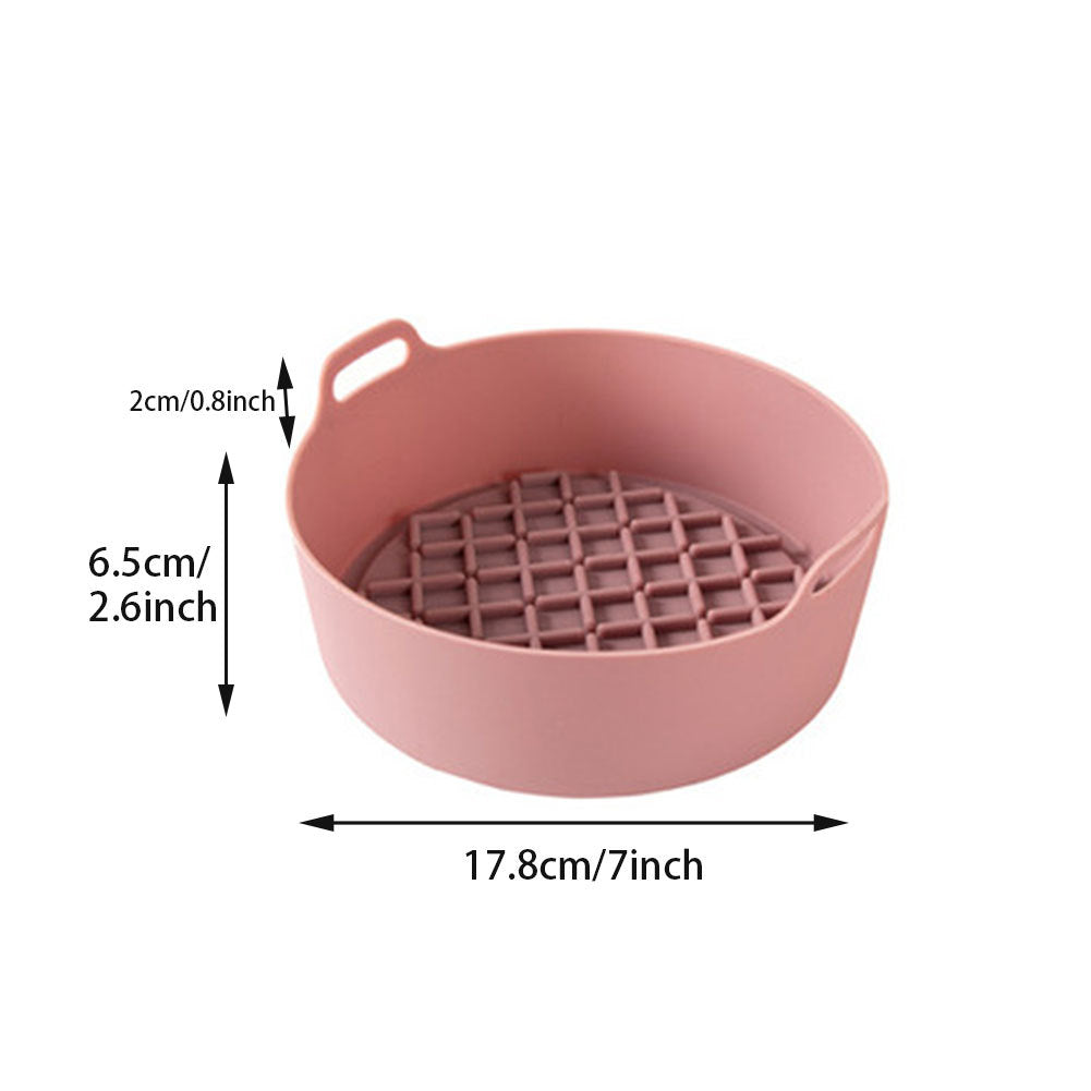 Air Fryer Silicone Pot Replacement Of Parchment Paper Liners No More Cleaning Basket After Using The Air Fryer Food Safe Air Fryers Oven Accessories